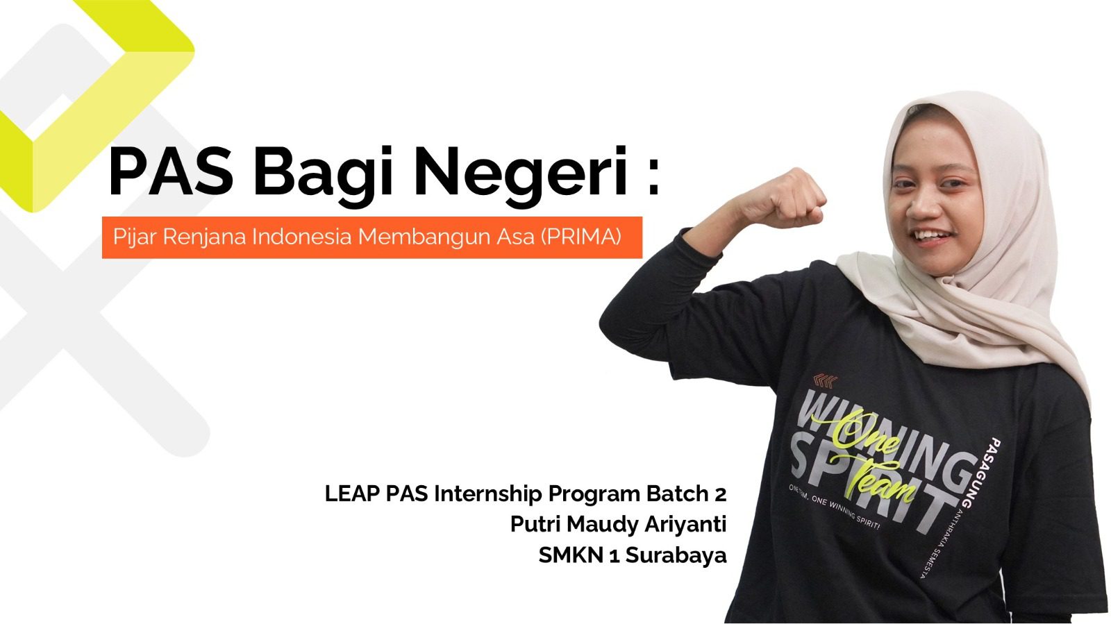 PAS Bagi Negeri: PRIMA (Pijar Renjana Indonesia Membangun Asa)