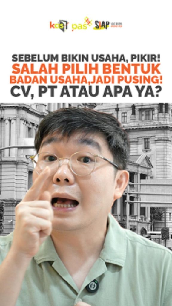 Sebelum Bikin Usaha, Pikir! Salah Pilih Bentuk Badan Usaha, Jadi Pusing! CV, PT, atau Apa Ya?